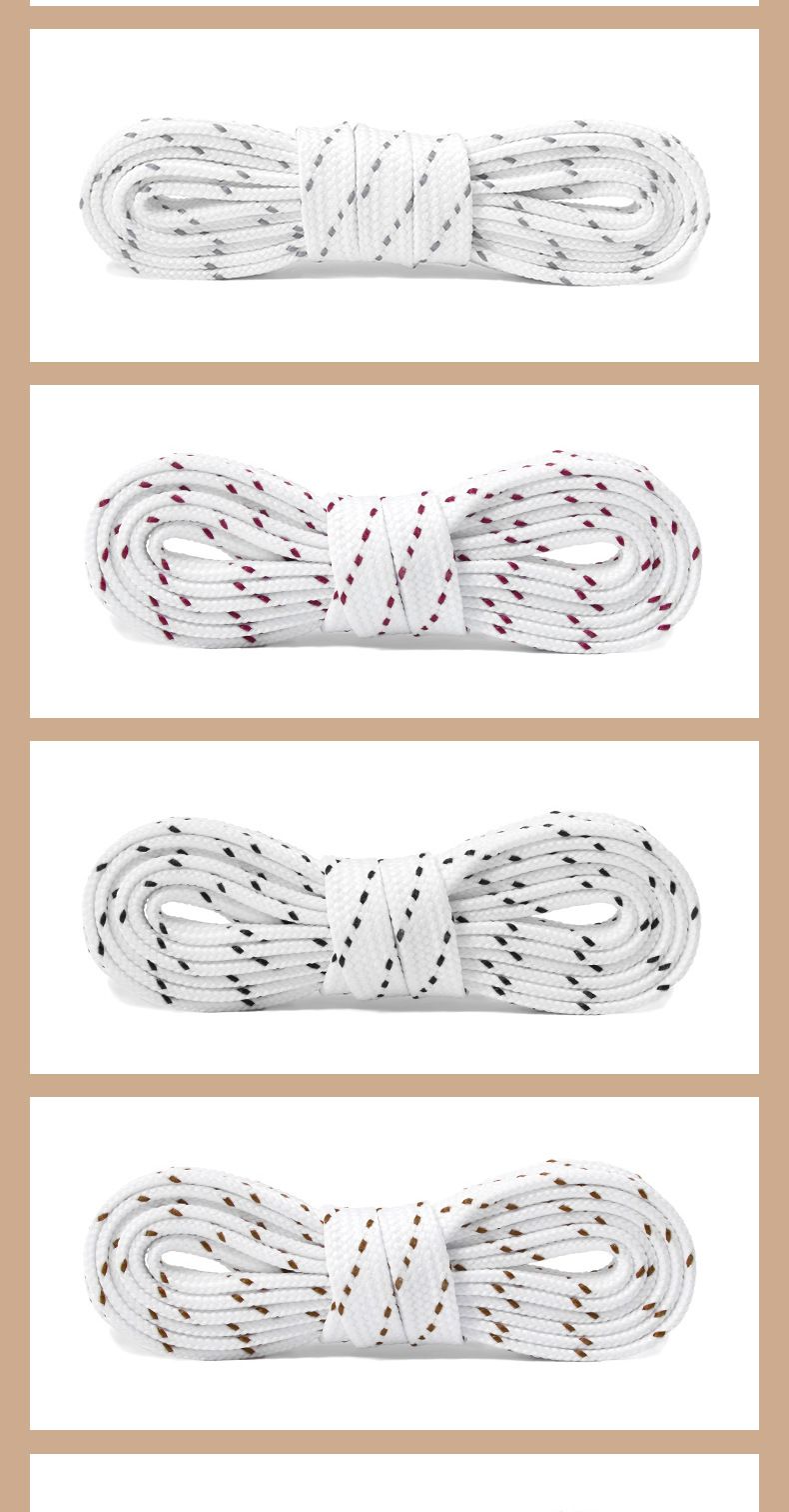 Ayakkabı Aksesuarları ayakkabı bağı ipi bir çift katmanlı kalınlaştırılmış spor eğlence basketbol kanvas ayakkabılar düz polyester giyim kemeri için uygundur_voghion.com