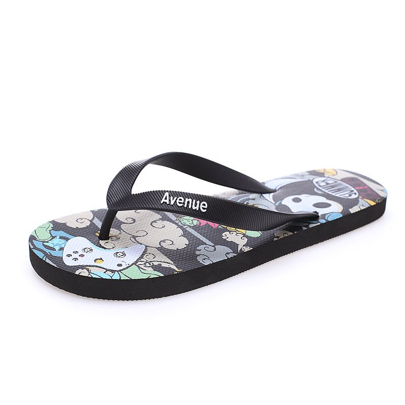 Trendy Personalisierte Themen-Strandschuhe Für Herren, Lässige, Mode-Rutschfeste Outdoor-Sandalen, Sommer-Hausschuhe Für Herren_voghion.com