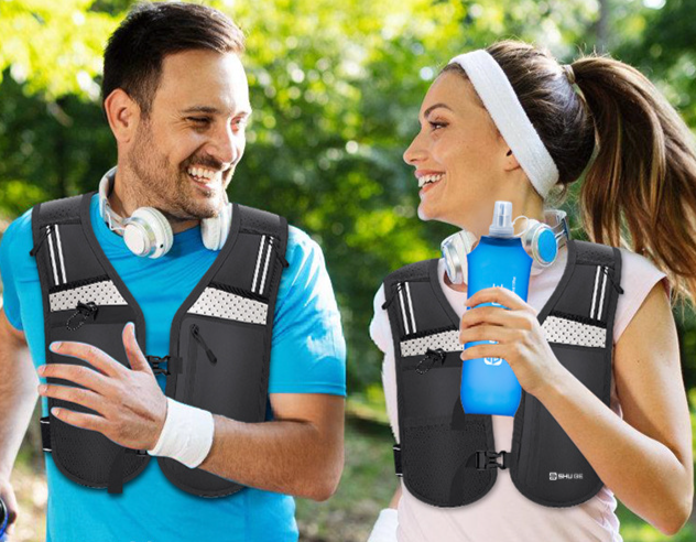Kamizelka sportowa Marathon Mesh, oddychająca, wielofunkcyjna, torba turystyczna do biegania w terenie_voghion.com