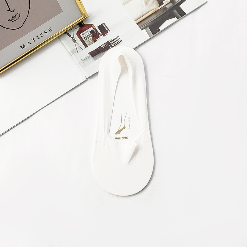 Calzini corti invisibili, bassi, bassi e antiscivolo, alla moda, da donna, in seta di ghiaccio, estivi, sottili e alla moda, all'ingrosso_voghion.com