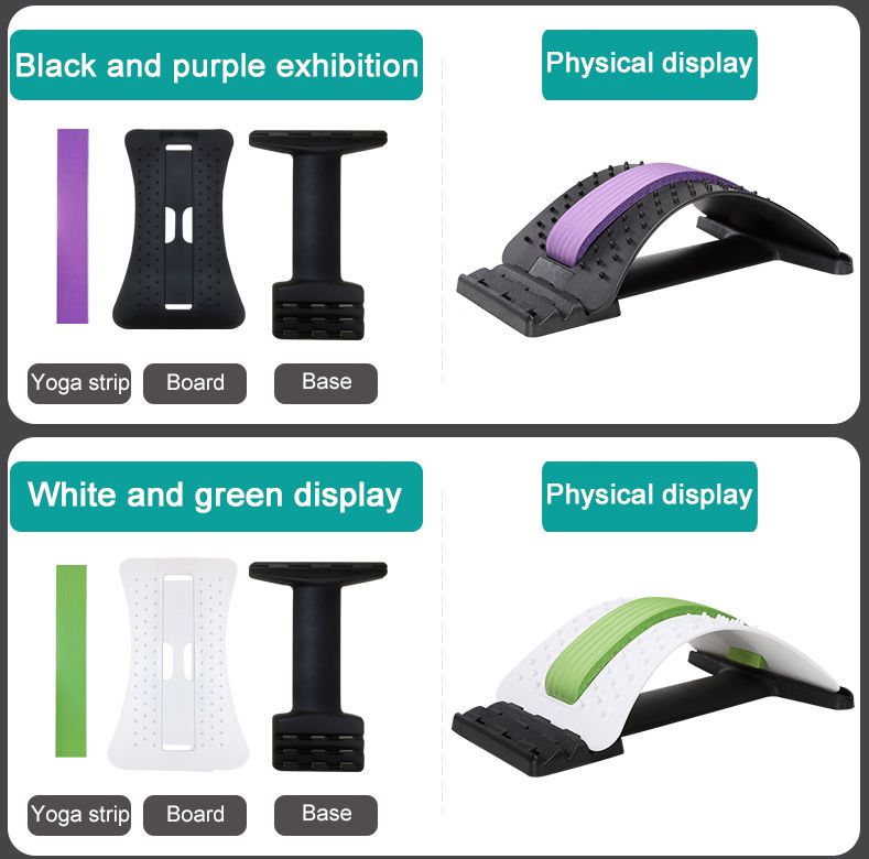 Rygmassager Lændestøttebåre Spinal Board Rygbårer Nedre og øvre muskelsmertelindring ved diskusprolaps_voghion.com
