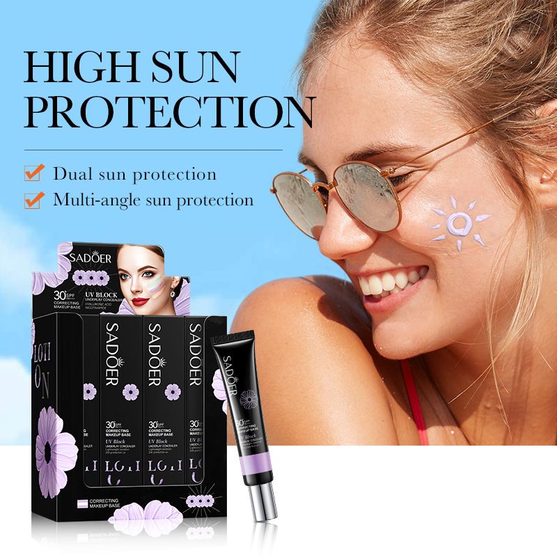 SADOER Sun and Isolation Barrier Cream UV-szűrős smink angol nyelven_voghion.com