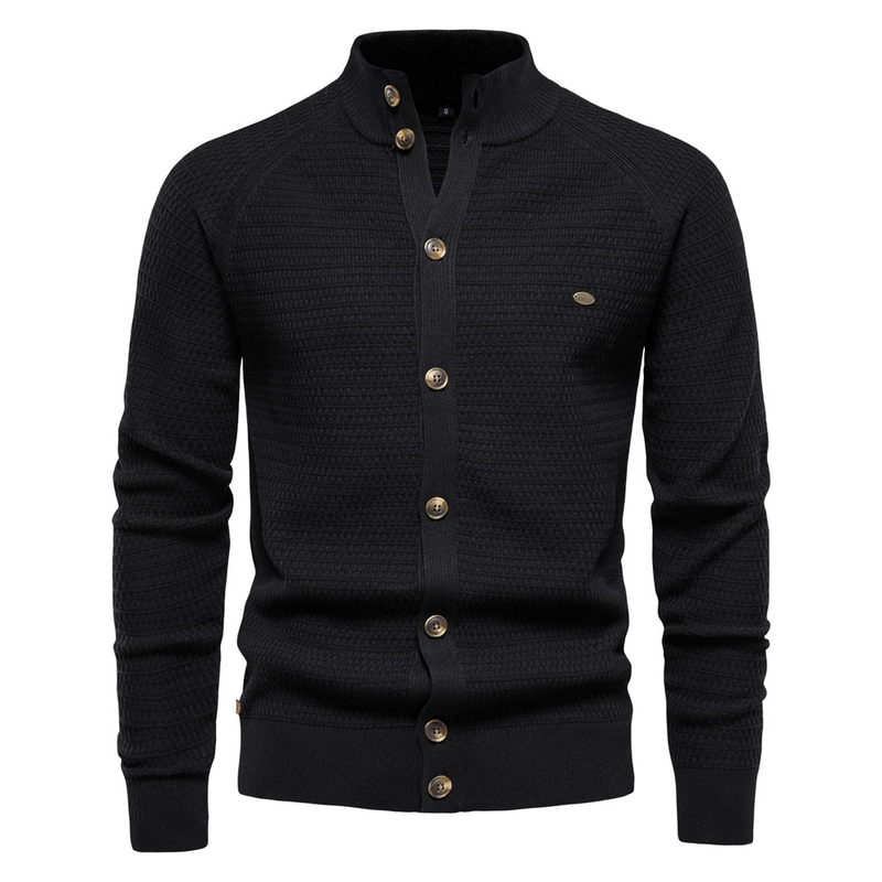 Herrenbekleidung Herren Strickjacke Hochwertiger Business-Pullover Strick für Männer_voghion.com