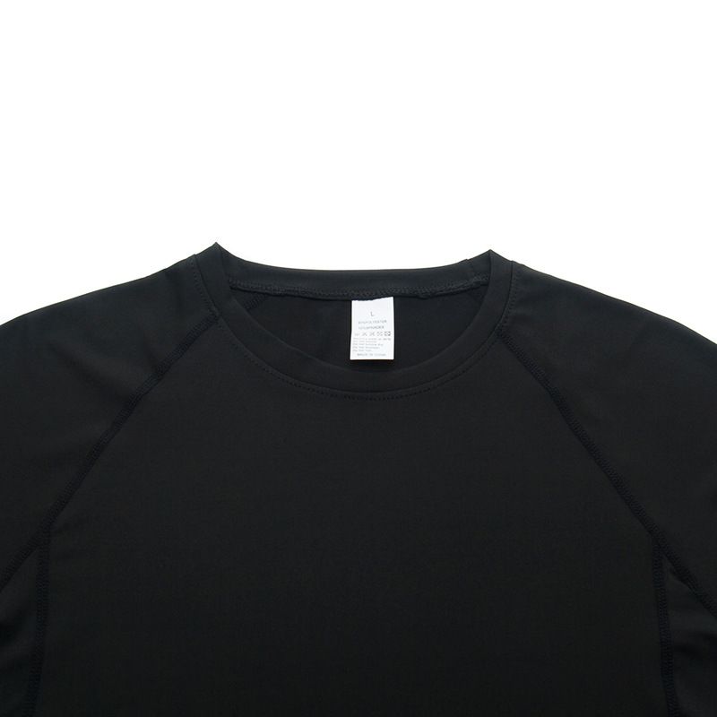 Men's Clothing Compression Long Sleeve Shirt Black Fitness T Shirt Men's Muscle Quick Drying Fitness Sportswear Sun Protection Sports Close Fitting_voghion.com