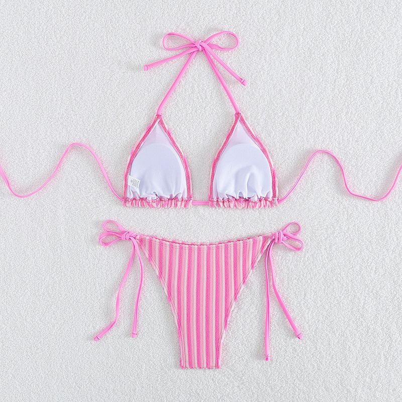 Dameskleding Nieuwe badstof halter bikini badpak zomer strand vakantie vrouwen_voghion.com