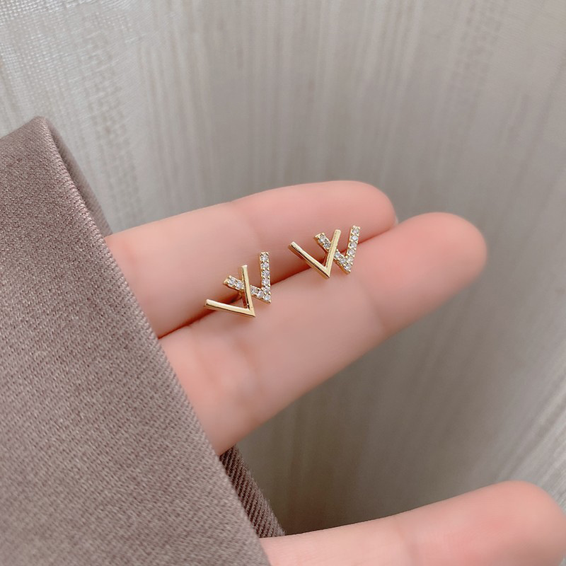 VENUS Sterling Sier Geometrische Driehoek Windmolen Oorbellen Vrouwen Eenvoudige Mode Bruiloft Sieraden Gif_voghion.com