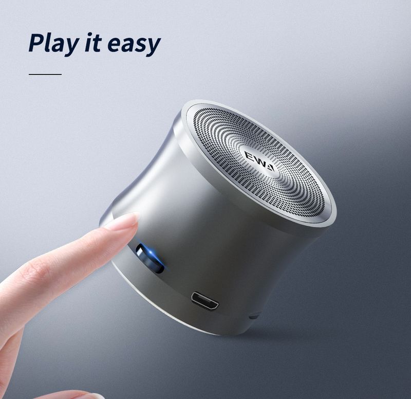 EWA A109 Wireless Bluetooth 5.0 Big Sound Bass, Altoparlanti portatili ad alto volume per esterni Supporta scheda Micro SD Altoparlante con corpo in metallo_voghion.com