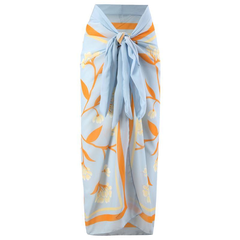 Three-dimensional Flower One-piece Swimsuit Women's Beach Vacation Dress Swimsuit_voghion.com