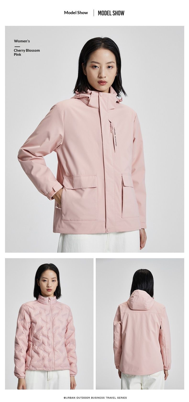 001 Neue 3-in-1-Daunenjacke für Herren, wasserdicht, dick gefüttert, ideal zum Skifahren, Reisen, als Windjacke, lässig, modisch und für Outdoor-Aktivitäten_voghion.com