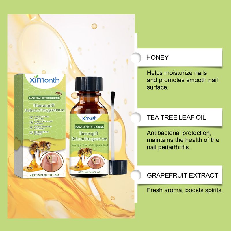 Ximonth Nail Care Essence reinigt sanft, spendet Feuchtigkeit und regeneriert die Nägel. Tägliche Nagelpflege-Essenz_voghion.com