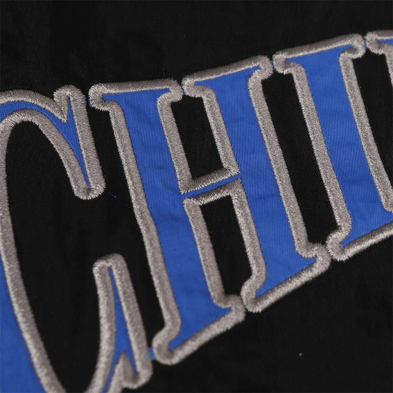 Giacca da motociclista da uomo in stile americano High Street, con colletto rialzato, stile primavera-autunno, alla moda, con lettere ricamate a blocchi di colore_voghion.com