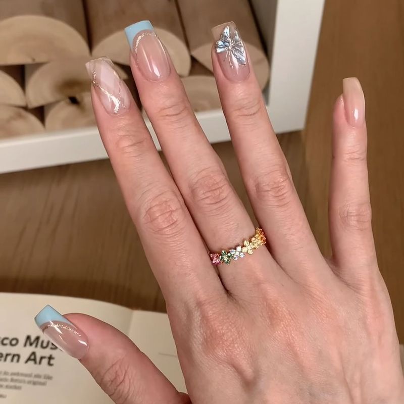 Monet Garden Dopamine Diamond Flower Colored Treasure Zircon Fashion Style Versatile High End Design Sense Ring_voghion.com