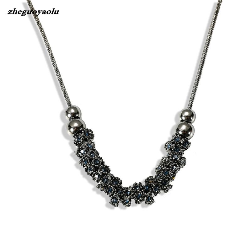 Europese Amerikaanse eenvoudige en modieuze dikke ster hanger ketting, sieraden accessoires groothandel, luxe ketting_voghion.com
