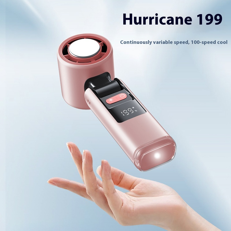 2025 New Folding Portable Fan Usb Rechargeable, High-speed Cooling, Handheld Fan 199 Speed Inverter_voghion.com