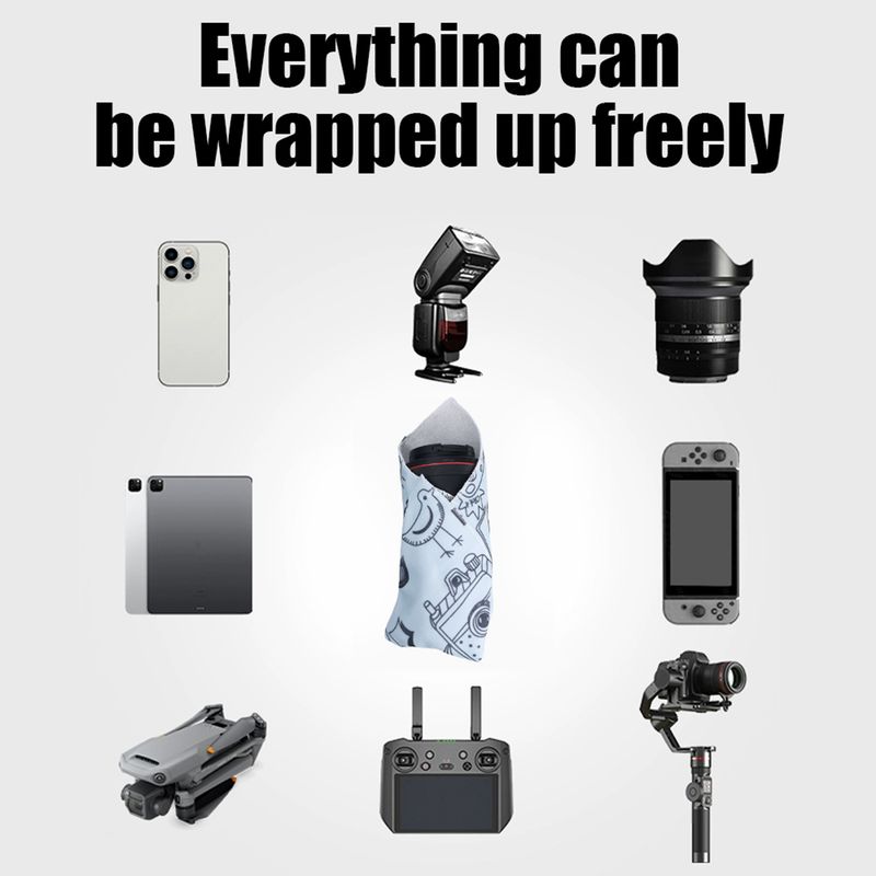 Protective Case Photograph Magic Folding Cloth For SLR Camera Pouch Makeup Wrapping Storage Photographinner Lens Bag_voghion.com