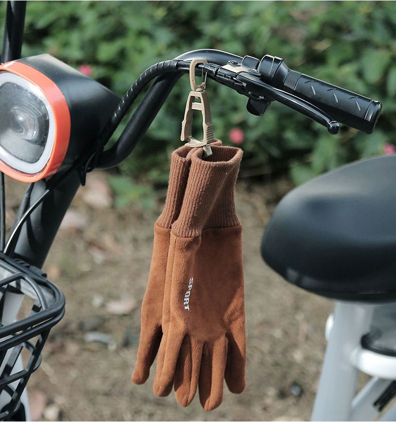 Nuovo guanto Artifact Outdoor Fibbia da appendere Portachiavi da cintura leggero in plastica per barbecue con clip anti-smarrimento rapido_voghion.com