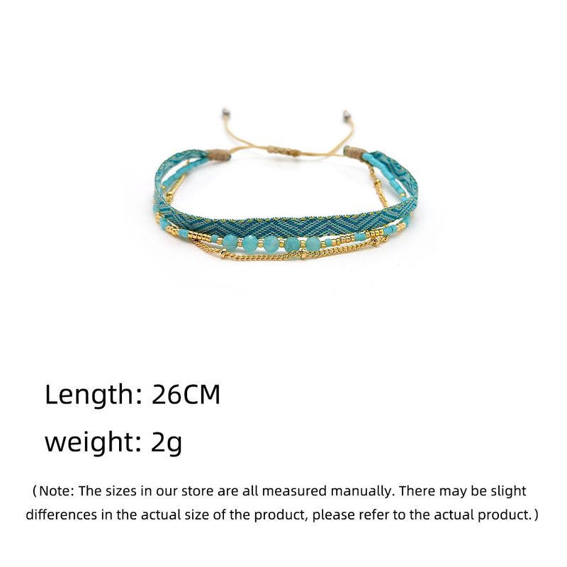 Women's Jewelry Handwoven Miyuki Beaded Bracelet With Colombian-Inspired Woven Bands, Layered Boho Design For Everyday Wear_voghion.com