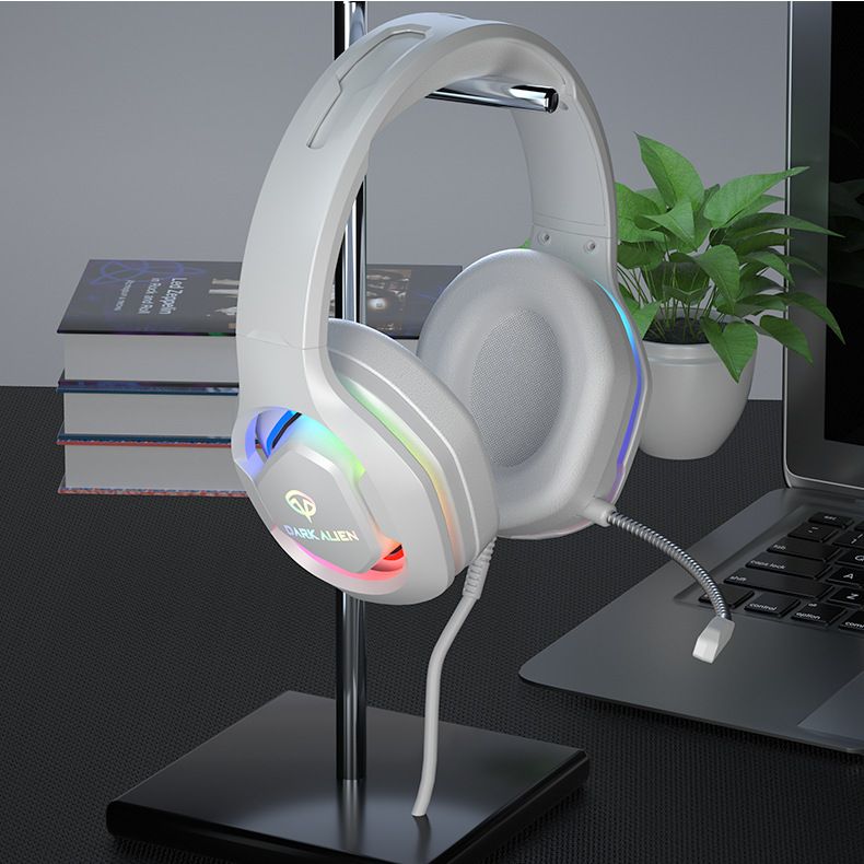 RGB E-sports Noise Reduction Headphones, Neck-hanging Karaoke 7.1 Chicken Headset, Wired Gaming Headset_voghion.com