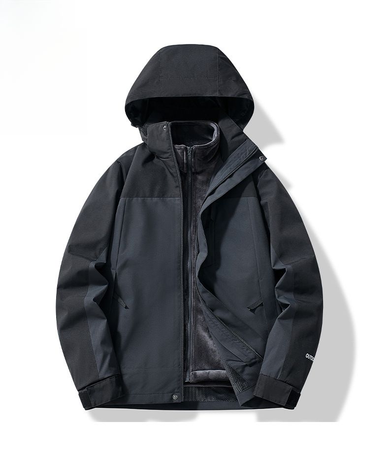 Giacca invernale autunnale, tuta da trekking staccabile 3 in 1 per uomo e donna, set da due pezzi, acquisto di gruppo_voghion.com