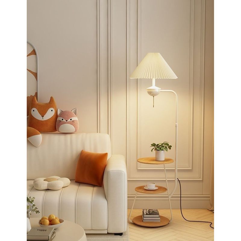 Divano da pavimento per soggiorno, crema, portaoggetti, caffè integrato, lampada da camera da letto, comodino, ricarica verticale wireless_voghion.com