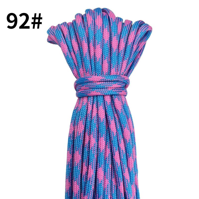 100m Pack Outdoor Seven-Core 4mm Bracelet Braided Line Military Enthusiast 7-Core Survival Paracord_voghion.com