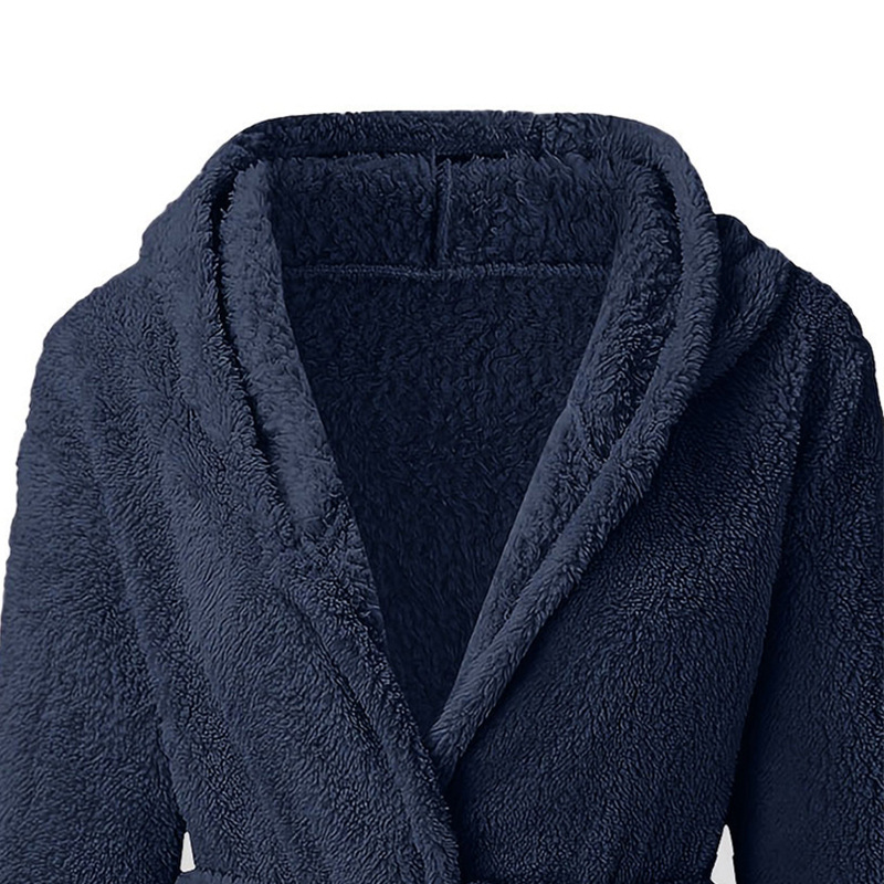 Herrenbekleidung 2024 Herbst und Winter neue Herren plus Samt dicke warme langärmelige Hauskleidung lässig einfache und bequeme Flanell-Bademantel_voghion.com