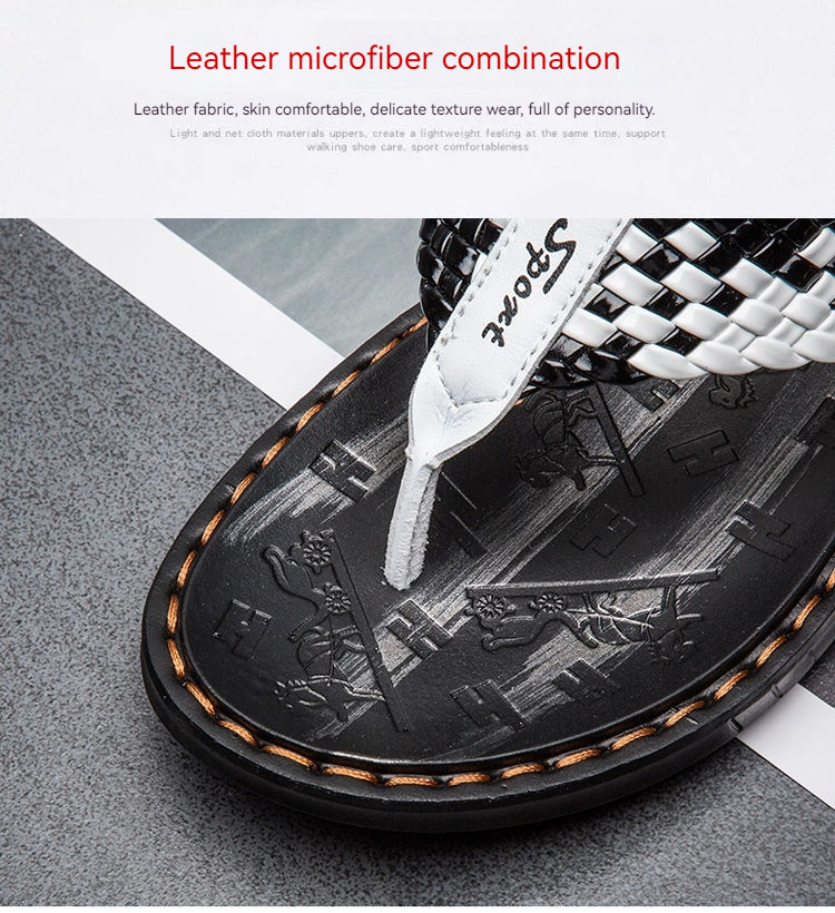 Infradito da esterno versatili tendenza estiva onalizzate scarpe alla moda da uomo, nuovi sandali da indossare all'aperto, alla moda_voghion.com