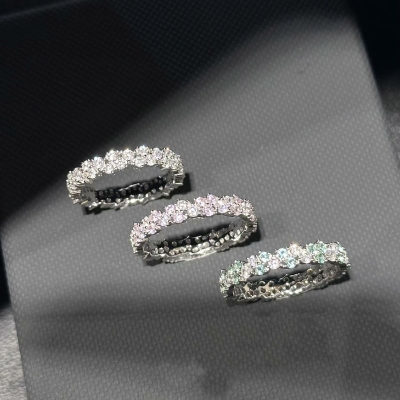 Anello da donna a forma di spiga di grano in argento Sterling S925, nuovo, transfrontaliero, con montatura a pavé, anelli di coppia impilabili, resistenti allo sbiadimento, regalo per_voghion.com