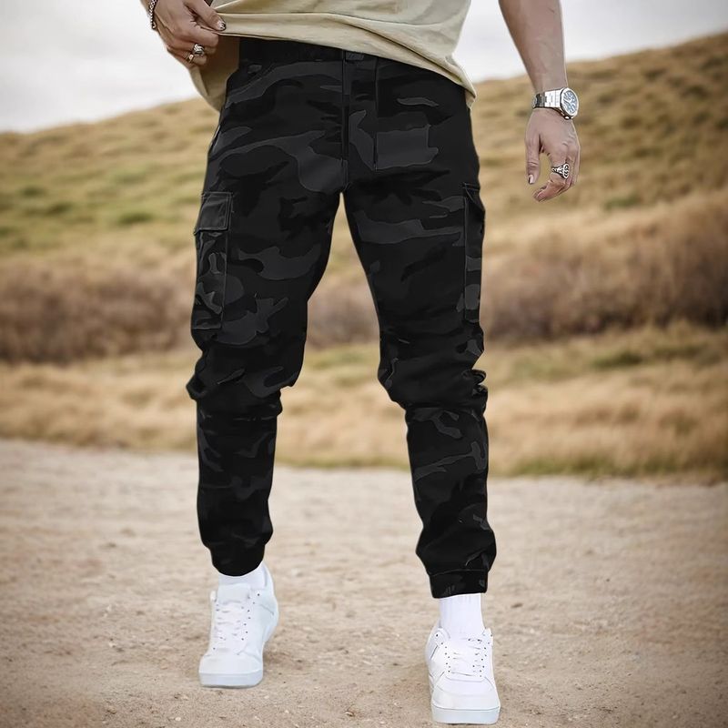 Camouflage Overalls, Men's Tied Feet In Spring And Autumn, And There Are Many Trendy Casual Pants._voghion.com