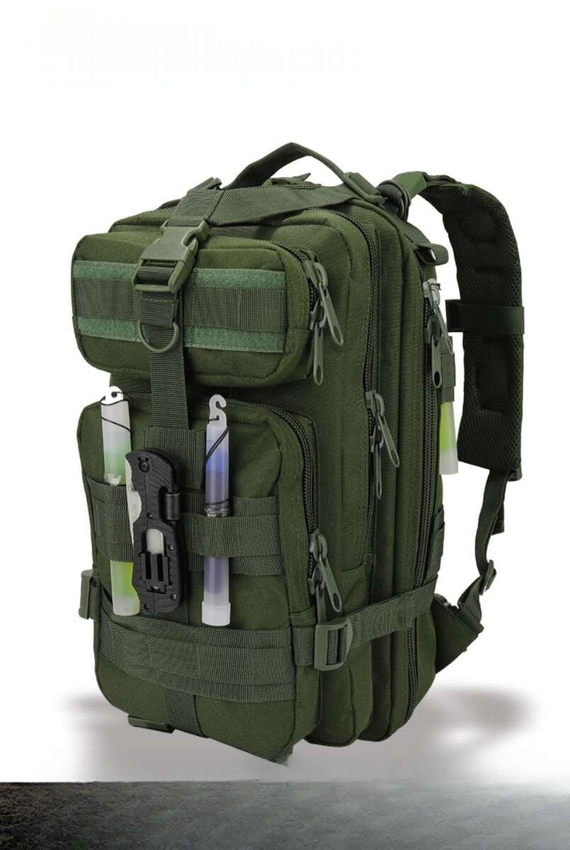 Sport utomhus kamouflageväska 26L taktisk ryggsäck 3P ryggsäck backpacker träningsutrustning campingryggsäck_voghion.com