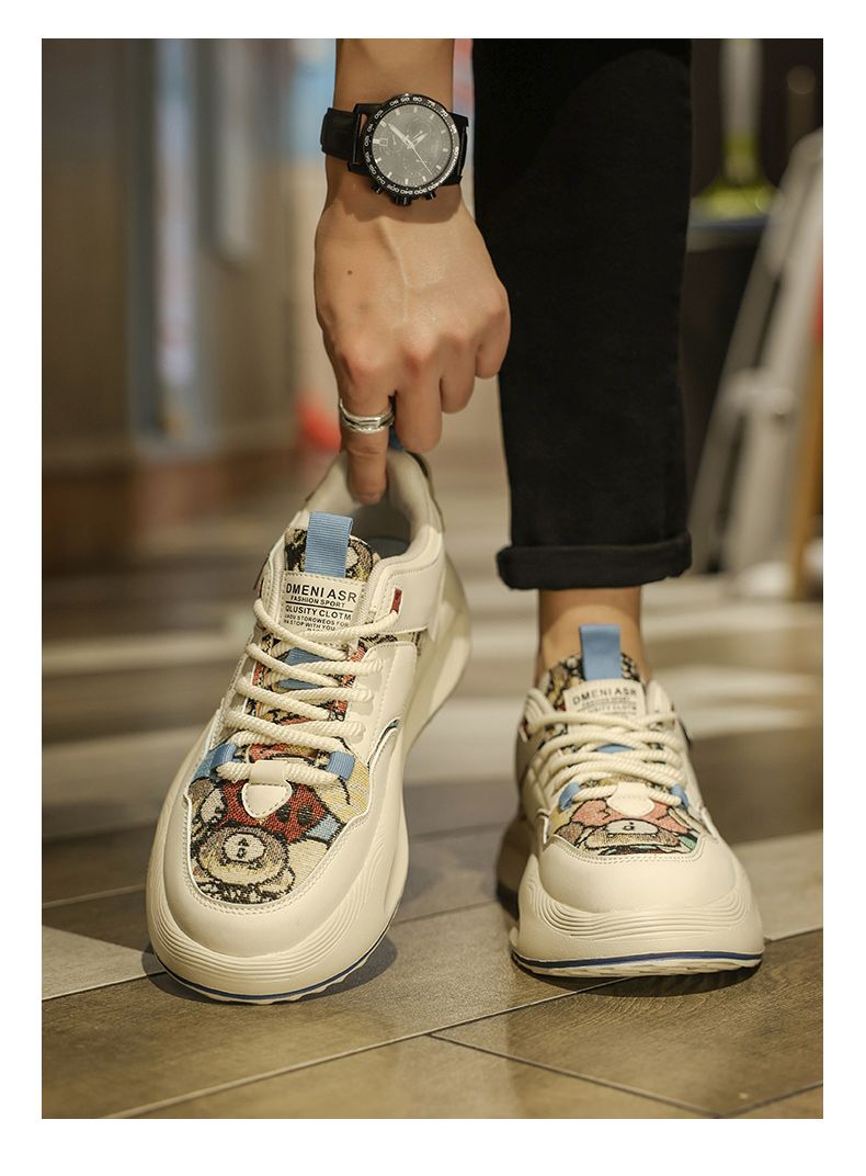 Super Ins Thick Bottom Dad Sports And Leisure Men's Shoes_voghion.com