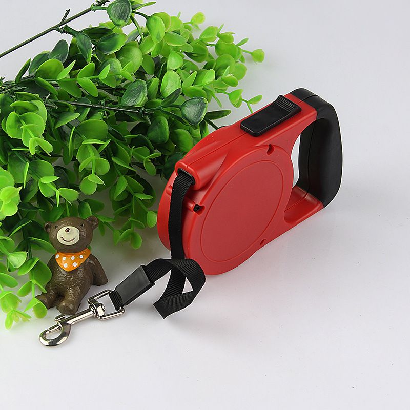 3m Plastic Non-Slip Handle Automatic Retractable Dog Walking Special Leash Multiple Colors Available_voghion.com