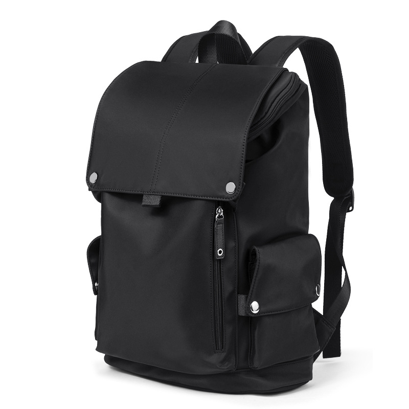 New backpack for men's trendy Korean version simple and casual nylon large capacity travel bag, backpack, straight_voghion.com