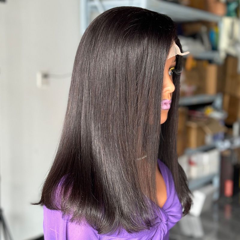 Extension per capelli Parrucche Parrucche senza colla Nodo sbiancato Humanhairwig parrucca_voghion.com