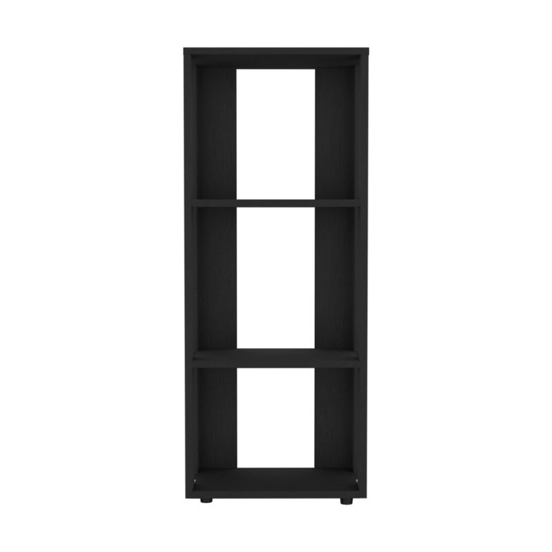 MOBILI Libreria aperta nera con contenitore Modoc FM Melaminico_voghion.com