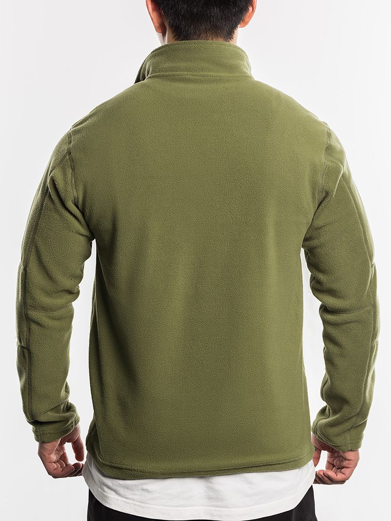 Herren-Fleecejacke mit Reißverschluss – Winterpullover mit Sherpa-Futter und Stehkragen (S-XXL, 7 Farben)_voghion.com