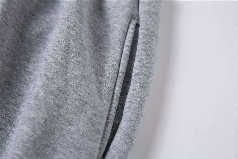 Sweat à capuche en polaire pour hommes, ensemble de pull de sport de couleur unie, à la mode, nouvelle collection 2024_voghion.com