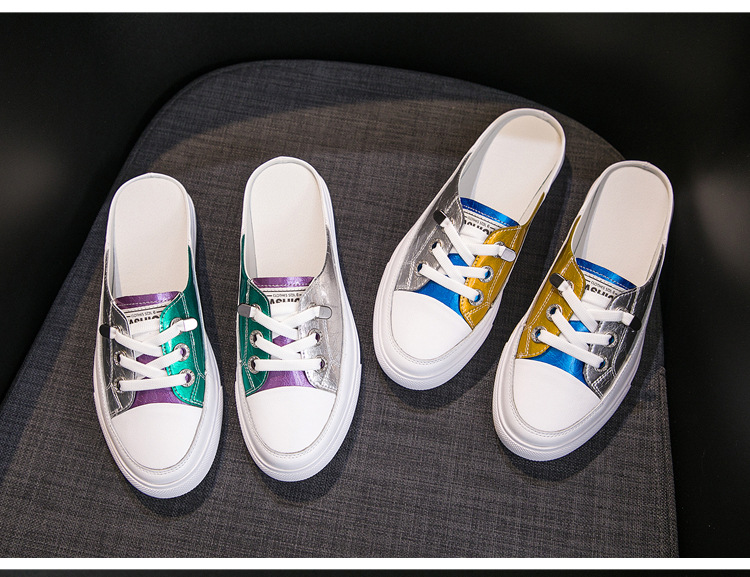 Genuine leather small white for women in spring 2024, new versatile one legged shallow mouth single shoe, cowhide color_voghion.com