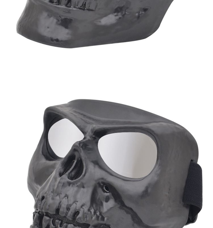 New Motorcycle Off road Windshield Skull Head Mask Riding Glasses Sandproof Goggles_voghion.com