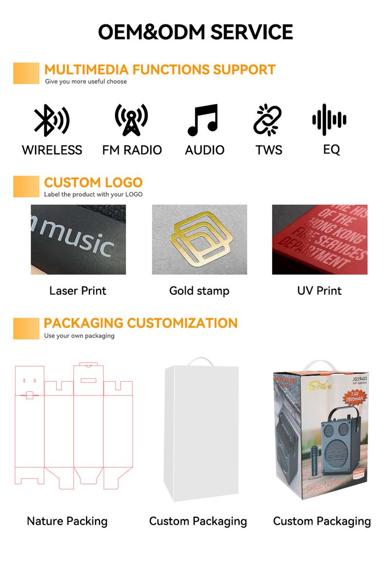 ZQS9403 Outdoor Portable Radio Gymnastics Stage Performance Karaoke Bluetooth Speaker_voghion.com