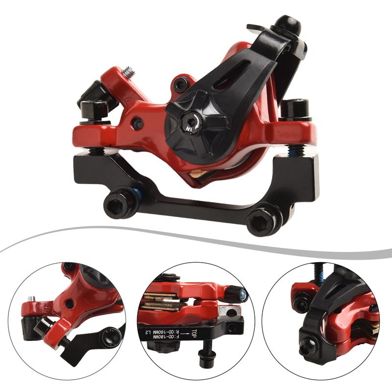 Dviračio diskinių stabdžių komplektas Nauja aliuminio lydinio stabdžių sistema F160/R140 ARBA R160/F180 Priekinis/Galinis „Calipe Bike Accessories“_voghion.com
