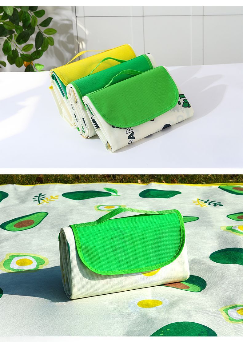 Waterproof Thickened Portable Outdoor Travel Camping Picnic Ground Lawn Spring Outing Moisture-proof Beach Mat_voghion.com