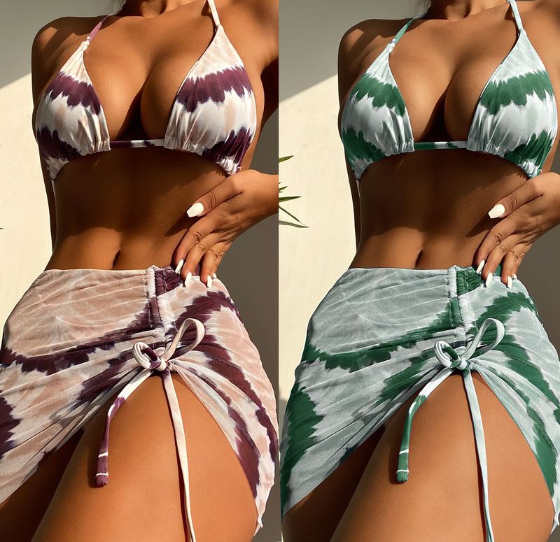 dreiteiliger Bikini-Badeanzug aus Netzstoff_voghion.com