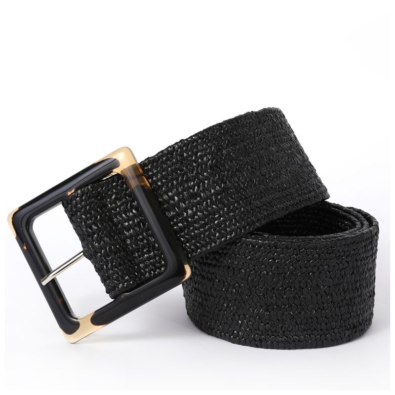 KARSTA, eleganta austa bohēmiska stila kvadrātveida sprādzes plata sieviešu vintage stila josta_voghion.com