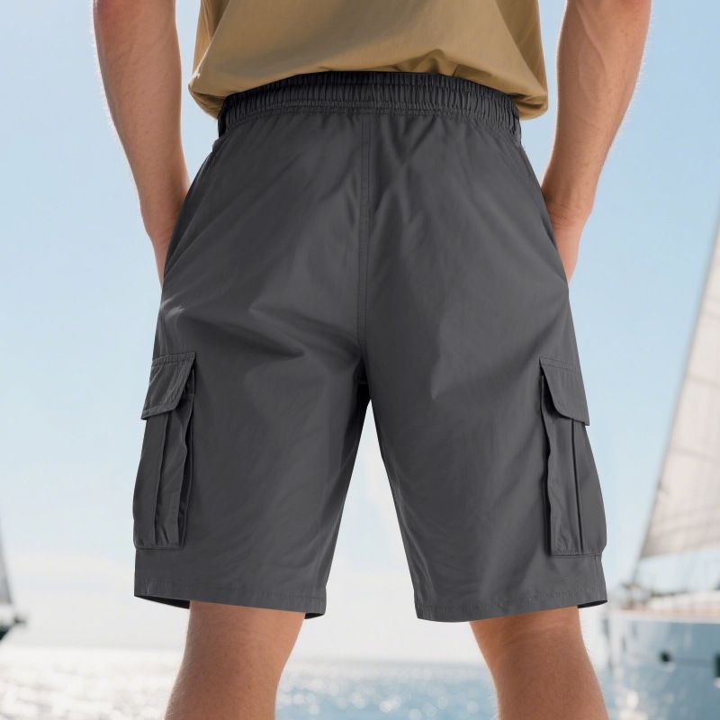 Herrenbekleidung Sommer Lose Lässige Multi Pocket Arbeitskleidung Squat Sport Casual 5 Punkt Shorts_voghion.com
