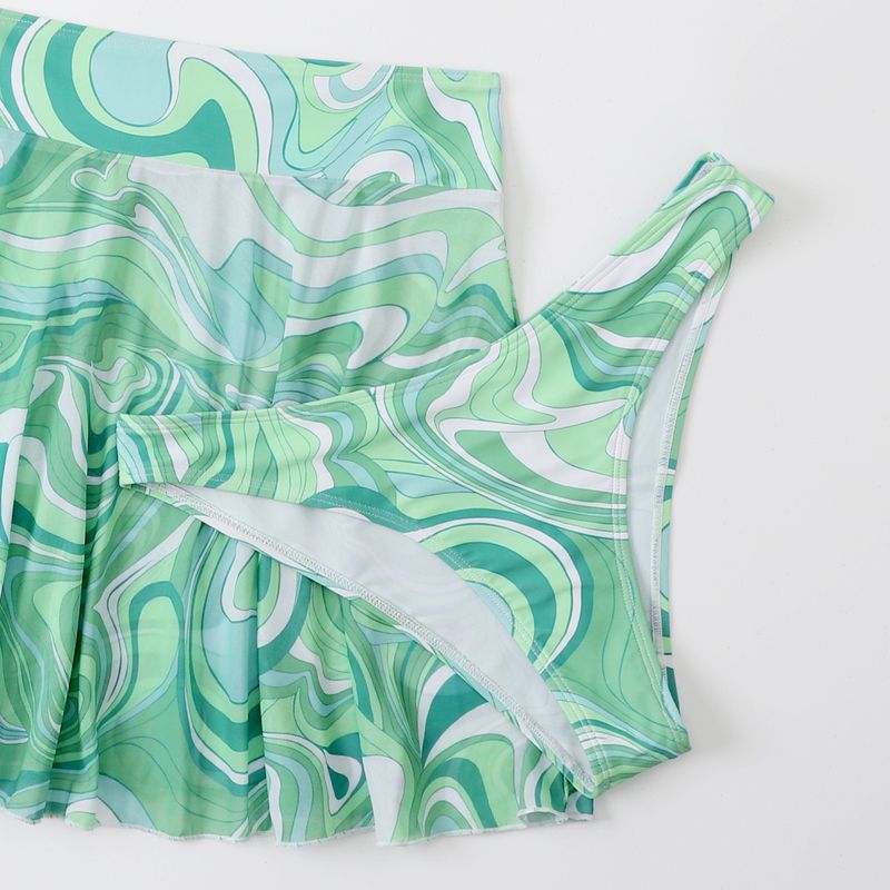 Dameskleding Nieuwe sexy bikini Damesbadpak Bikini Gaasrok Driedelig Apart Damesbadpak_voghion.com