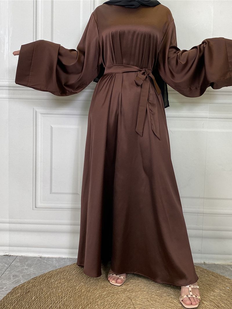 Yeni Müslüman Türk Abayas Jalabiyat Kadın Ramazan Kıyafetleri Fas Kaftan Parti Uzun Elbise Arap Kaftan Saten Kadın Elbisesi_voghion.com