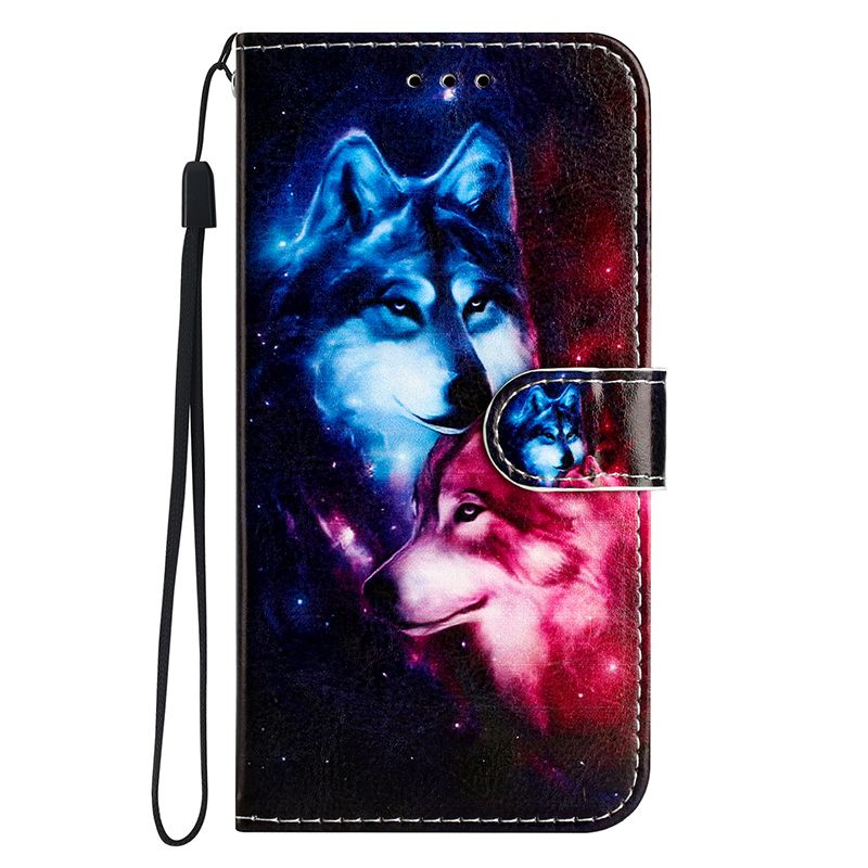 Capa tipo carteira com estampa de borboleta para Samsung Galaxy A05 A05S A15 A25 A35 A55 5G, capa traseira magnética de couro_voghion.com
