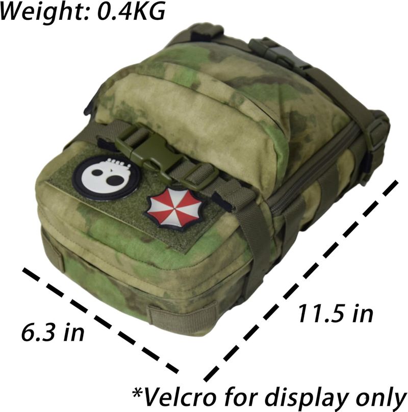Mochila de hidratação tática para bolsa de hidratação de 2 litros, mochila de hidratação leve MOLLE, bolsa de transporte de água para bolsa de hidratação de 2 litros, pacote com reservatório_voghion.com