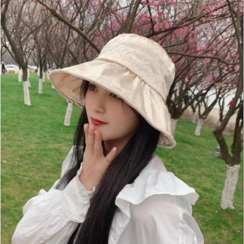 Big Eaves Bucket Hat Damen Sommer Faltbarer Sonnenschutz Sonnenhut_voghion.com